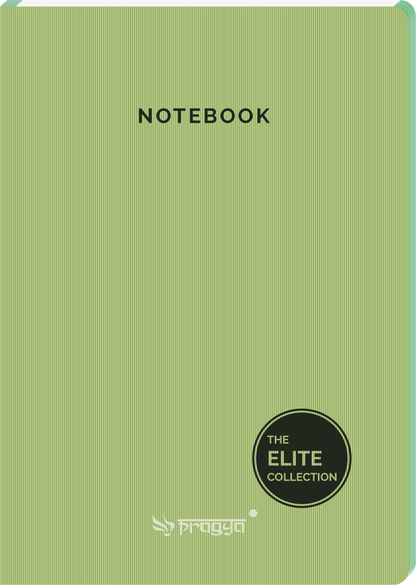 Pragya A4 Notebook(160 Pages, Ruled/Plain) Elite Collection Thread Sewn Colour Coded | Pack of 3