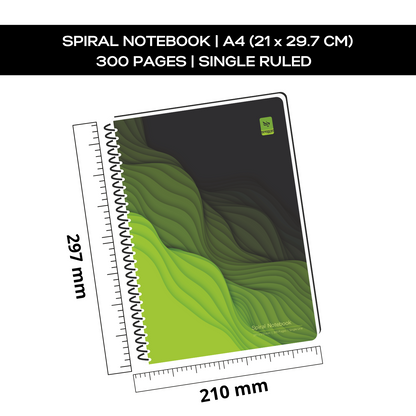 spiral binding notebook